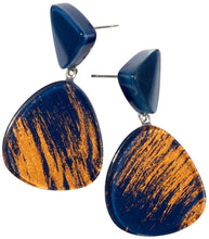 Load image into Gallery viewer, PRUE BY ZSISKA - OVAL PIN EARRING - HORIZON