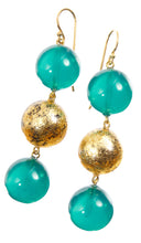 Load image into Gallery viewer, PRUE BY ZSISKA - SHORT HOOK EARRING - 3 BEAD - ORBEADZ