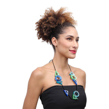 Load image into Gallery viewer, PRUE BY ZSISKA - ADJUSTABLE CORD - 9 BEAD - NECKLACE - GEO