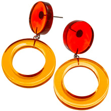 Load image into Gallery viewer, PRUE BY ZSISKA - PIN EARRING - 2 BEAD - EARRING - GEO