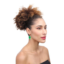 Load image into Gallery viewer, PRUE by ZSISKA - EARRING - PYRITE - Model Photo