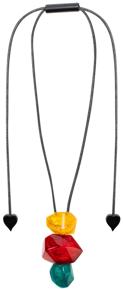 PRUE by ZSISKA Rock Candy 3-Bead Adjustable Pendant