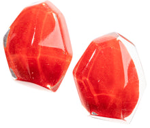 Load image into Gallery viewer, PRUE by ZSISKA Rock Candy 1-Bead Earrings - Crimson