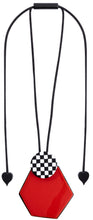 Load image into Gallery viewer, PRUE by ZSISKA Checkmate Pendant - Crimson
