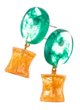 Load image into Gallery viewer, PRUE by ZSISKA Foliage 2-Bead Pin Earrings
