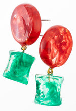 Load image into Gallery viewer, PRUE by ZSISKA Foliage 2-Bead Pin Earrings