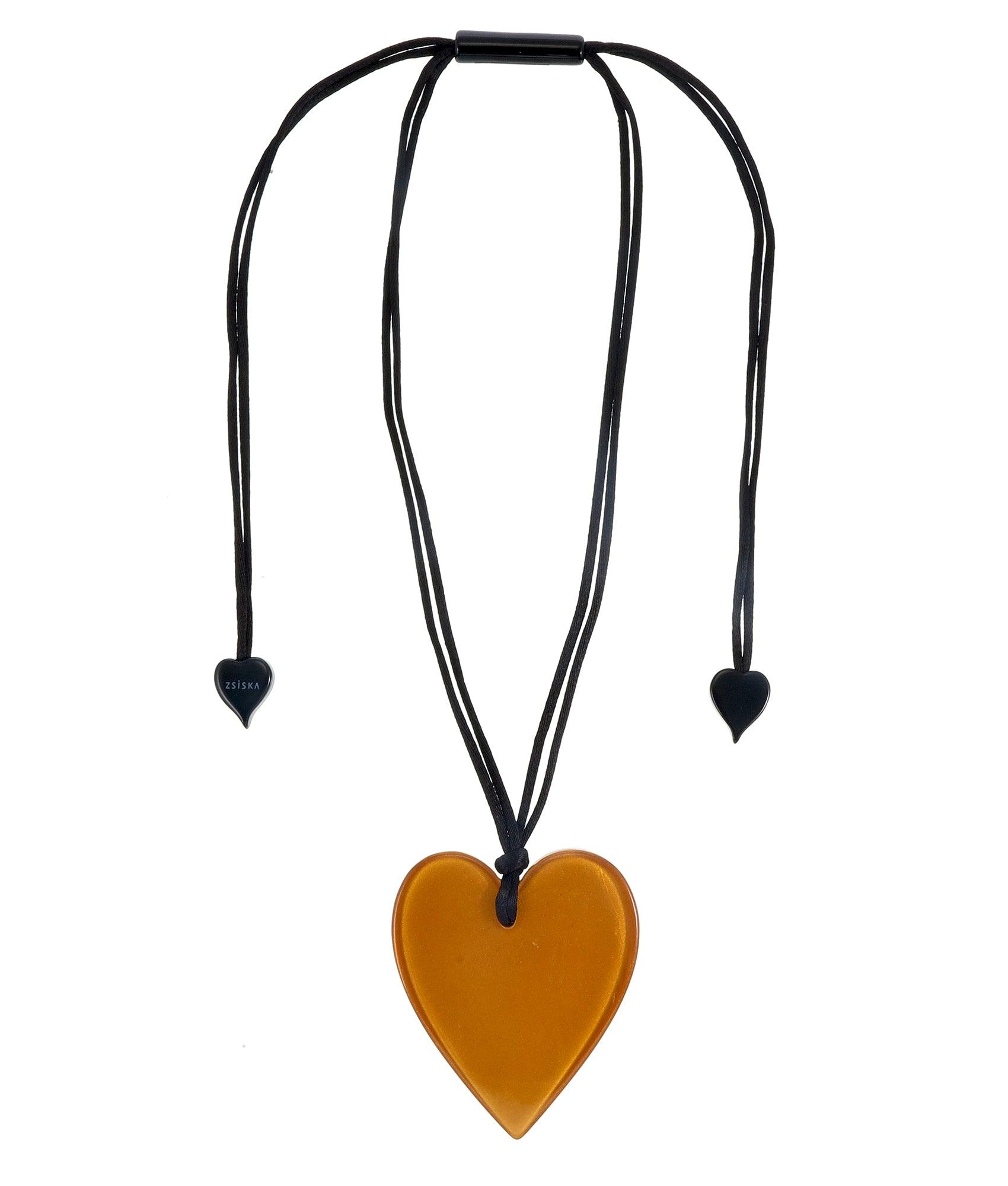 ZSISKA DESIGN - COLOURFUL STATEMENT - Heart Pendant - All Colours