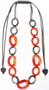 ZSISKA DESIGN - HALOS - Necklace 15 Beads Adjustable