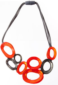 ZSISKA DESIGN - HALOS - Necklace 8 Beads Adjustable