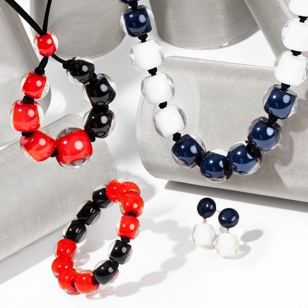 Colourful Beads collection — handmade resin jewellery by ZSISKA