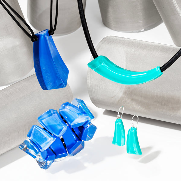 Emocion collection — handmade resin jewellery by ZSISKA