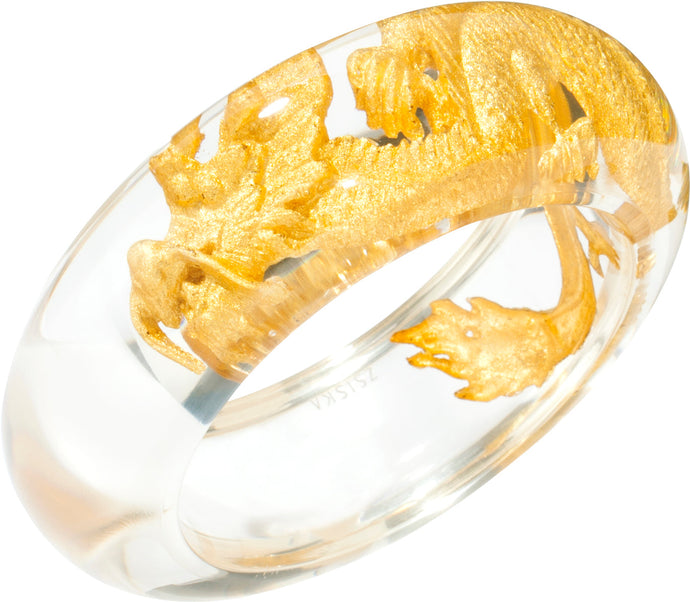 ZSISKA DESIGN - DRAGON ENGRAVING - BANGLE - PRECIOUS