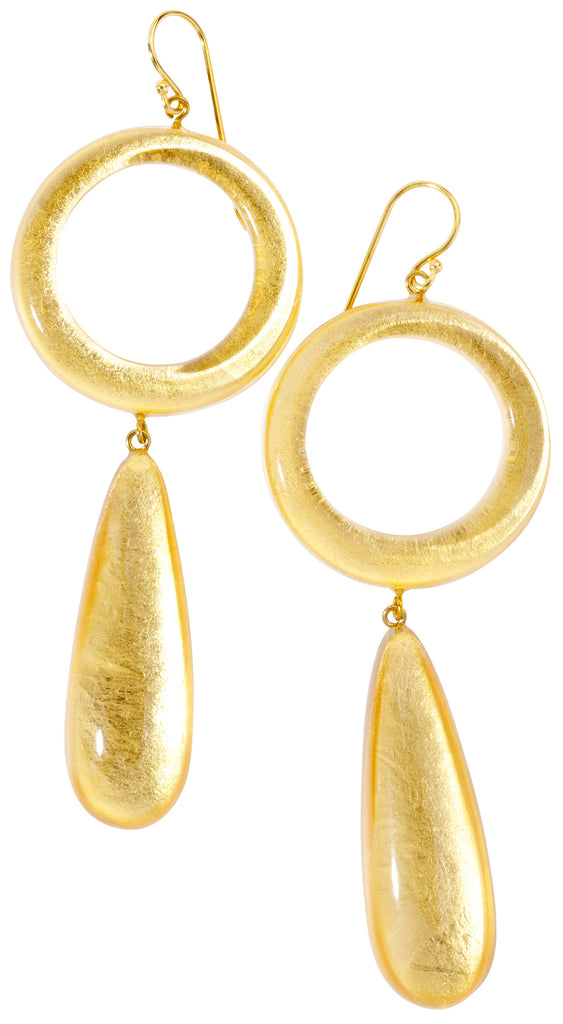 ZSISKA DESIGN - SHORT HOOK EARRING - PRECIOUS