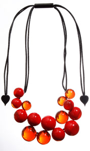 ZSISKA DESIGN - BOLAS - 15 Bead Adjustable Necklace