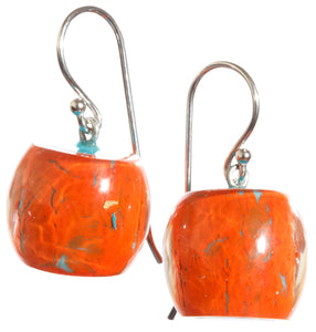 BLISS by ZSISKA - EARRING in Turquoise-orange - MUSEE Series