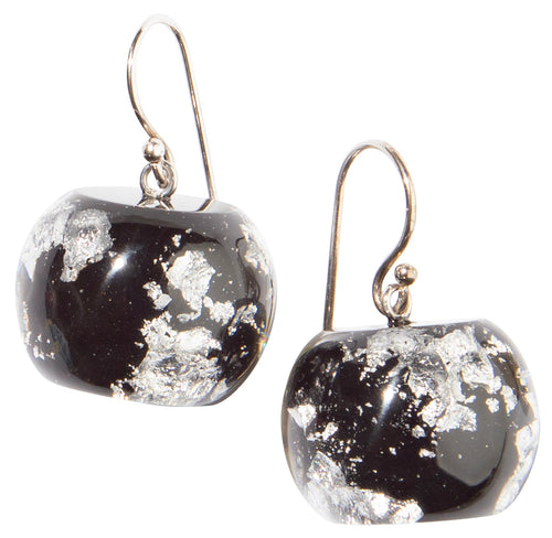 BLISS by ZSISKA - EARRING - GLAM — Silver-fleck, black