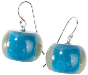 BLISS BY ZSISKA - SHORT HOOK EARRING - CHILL - TEAL