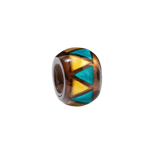 BLISS by ZSISKA Glam Series Earrings — Tri-triangle, yellow