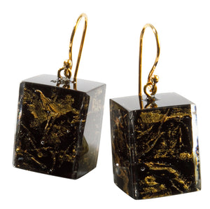 BLISS by ZSISKA - EARRING in Gold metallic marble - MUSEE Series