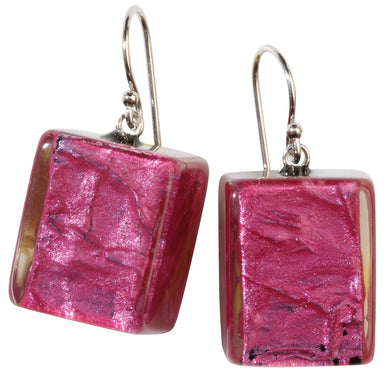 BLISS BY ZSISKA - SHORT HOOK EARRING - MUSEE - MAGENTA