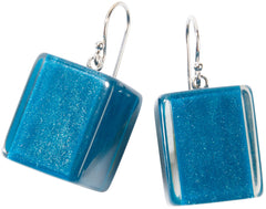 BLISS BY ZSISKA - SHORT HOOK EARRING - CHILL - TEAL