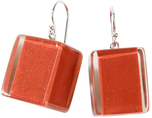 BLISS BY ZSISKA - SHORT HOOK EARRING - CHILL - TERRACOTTA