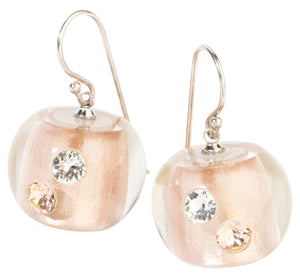 BLISS by ZSISKA - EARRING in Champagne with crystals - LUXX Series