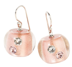 BLISS by ZSISKA - EARRING in Rose gold with crystals - LUXX Series