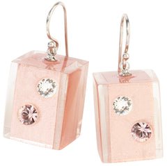 BLISS by ZSISKA - EARRING in Rose gold with crystals - LUXX Series