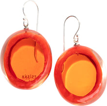 Load image into Gallery viewer, ZSISKA Design Flow 1-Bead Earrings - Crimson
