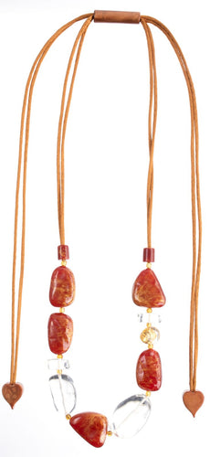 ZSISKA DESIGN Sensi 10-Bead Adjustable Necklace