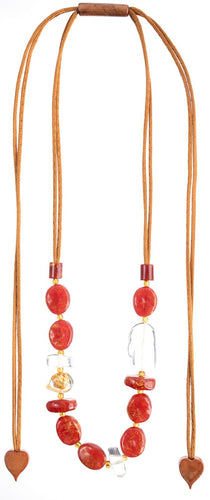 ZSISKA DESIGN Sensi 13-Bead Adjustable Necklace