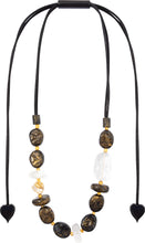 Load image into Gallery viewer, ZSISKA DESIGN Sensi 13-Bead Adjustable Necklace — Black
