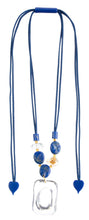 Load image into Gallery viewer, ZSISKA DESIGN Sensi 6-Bead Adjustable Pendant — Lapis Goldstone
