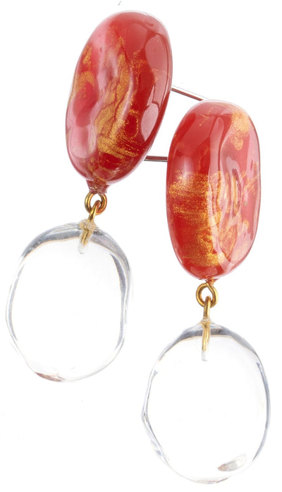 ZSISKA DESIGN Sensi 2-Bead Clip Earrings