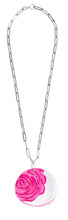 Load image into Gallery viewer, ZSISKA Design Rosette 1-Bead Pendant - Crimson
