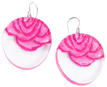 Load image into Gallery viewer, ZSISKA Design Rosette 1-Bead Earrings - Crimson
