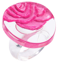 Load image into Gallery viewer, ZSISKA Design Rosette Ring - Crimson

