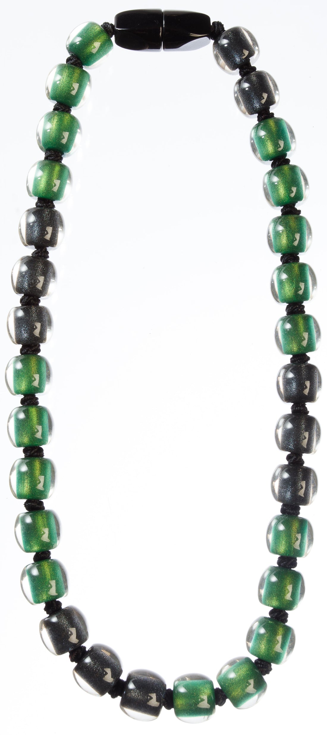 ZSISKA DESIGN - MAGNETIC CLOSURE - NECKLACE - COLOURFUL BEADS