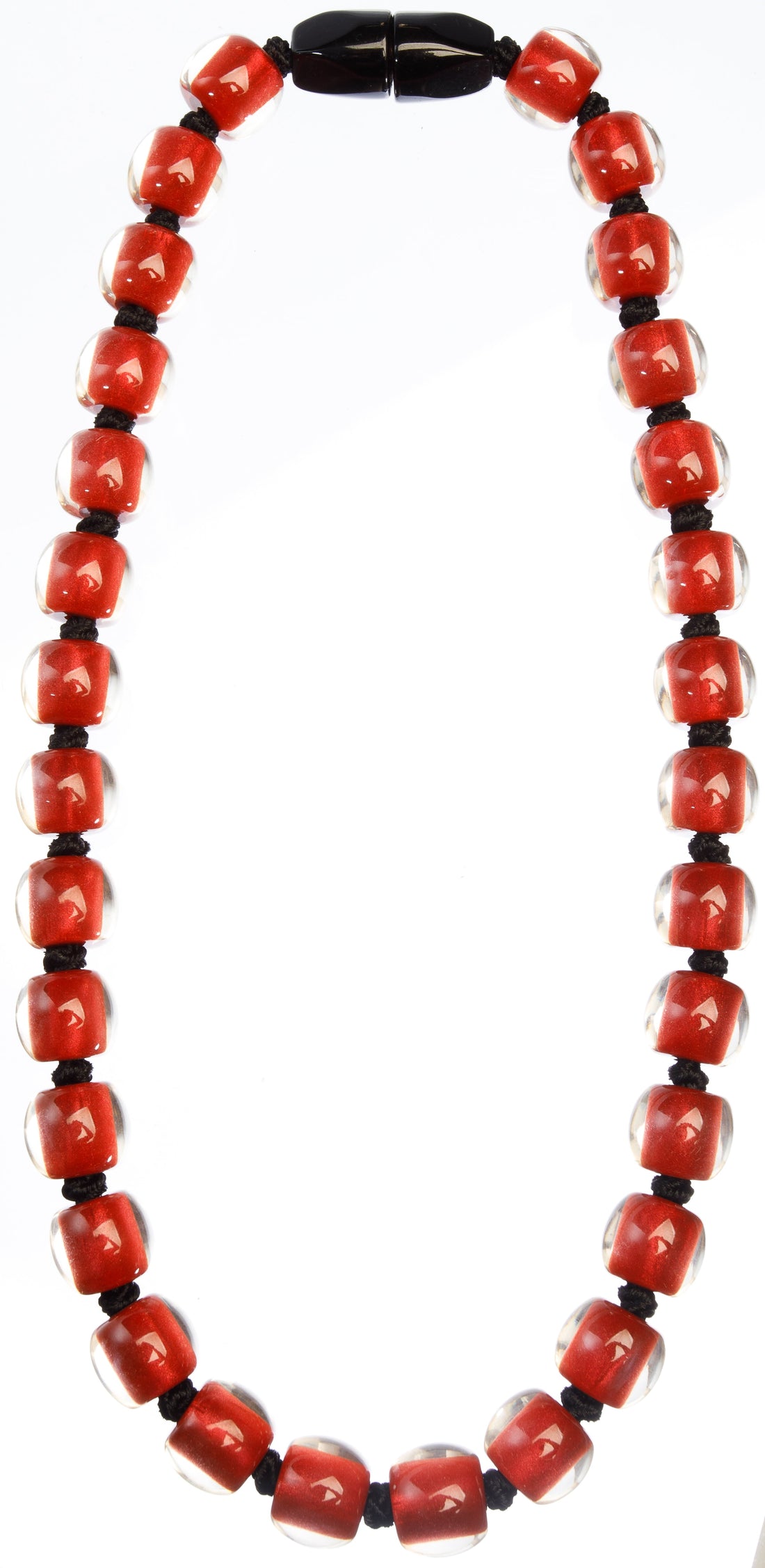 ZSISKA DESIGN - MAGNETIC CLOSURE - NECKLACE - COLOURFUL BEADS