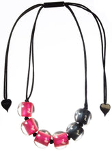 Load image into Gallery viewer, ZSISKA DESIGN - ADJUSTABLE CORD NECKLACE - COLOURFUL BEADS
