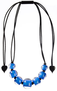 ZSISKA DESIGN - ADJUSTABLE CORD NECKLACE - COLOURFUL BEADS