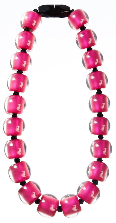 ZSISKA DESIGN Colourful Beads 20-Bead Lock Necklace