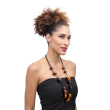 Load image into Gallery viewer, ZSISKA DESIGN - NECKLACE - COLOURFULBEADS - Model Photo
