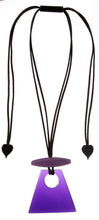 Load image into Gallery viewer, ZSISKA DESIGN - ADJUSTABLE CORD - COLOURFUL STATEMENT PENDANT
