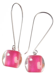 ZSISKA DESIGN - LONG HOOK EARRING - COLOURFUL BEADS