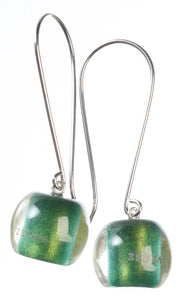 ZSISKA DESIGN - LONG HOOK EARRING - COLOURFUL BEADS