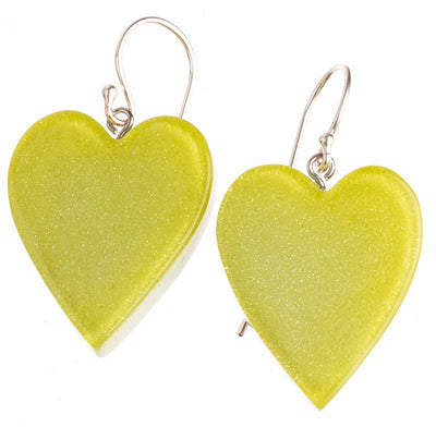 ZSISKA Design Colourful Statement 1-Bead Earrings - Amber