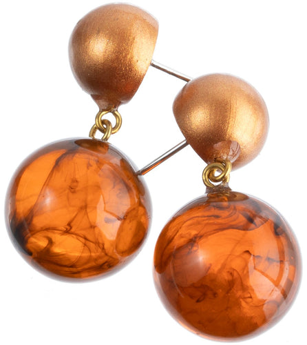 ZSISKA DESIGN Isla 2-Bead Pin Earrings
