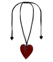 Load image into Gallery viewer, ZSISKA DESIGN Colourful Statement Hearts Purple Pendant
